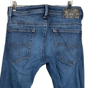 Diesel Thavar Slim Skinny Jeans Mens 30x32 Dark Wash Blue Stretch Denim 0841B